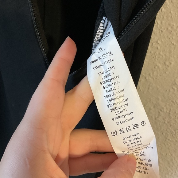 House of CB Samirah Mesh Satin Jumpsuit Size XS Black - Picture 10 of 15